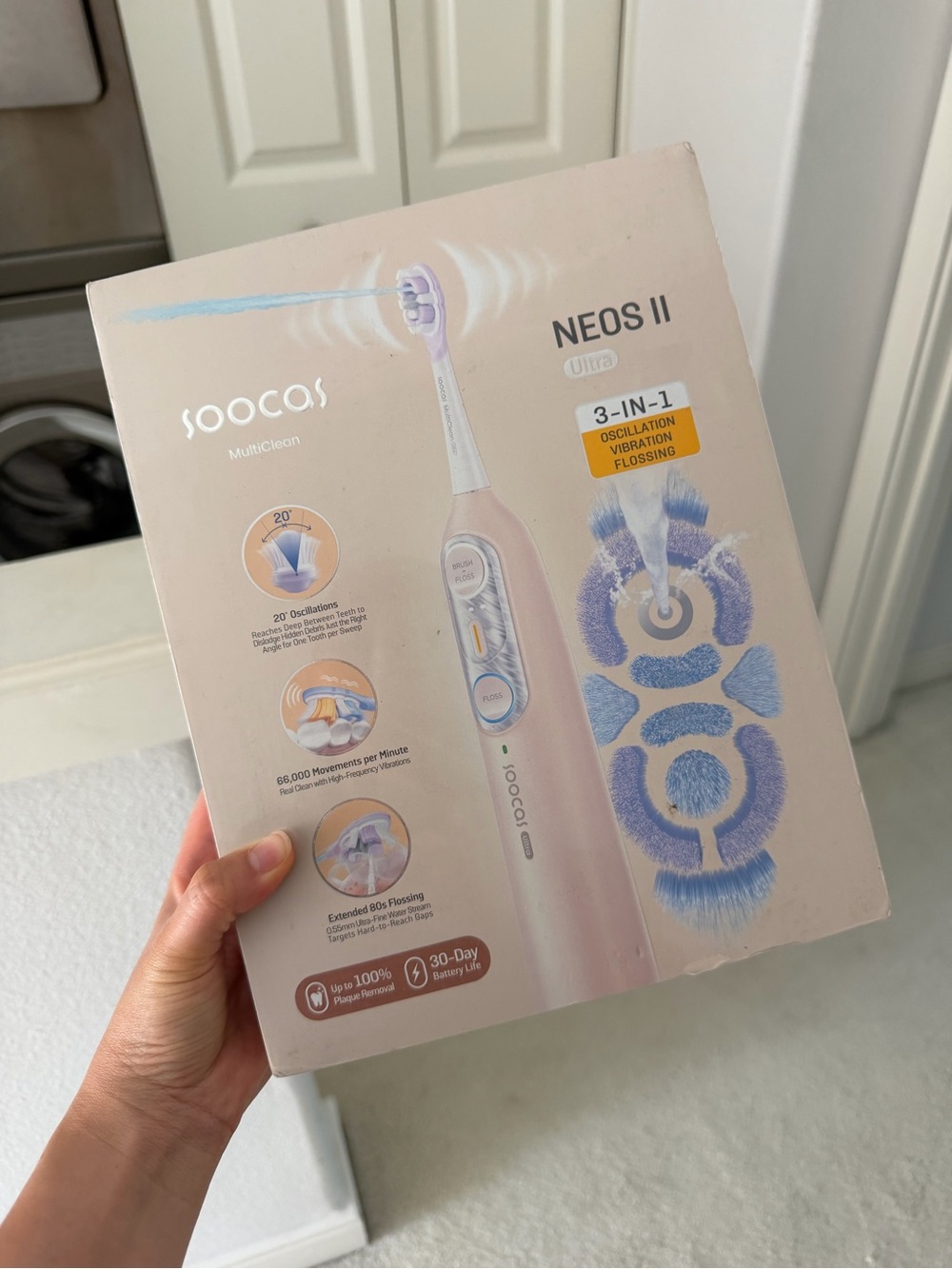 SOOCAS NEOS II Electric Toothbrush - Pink